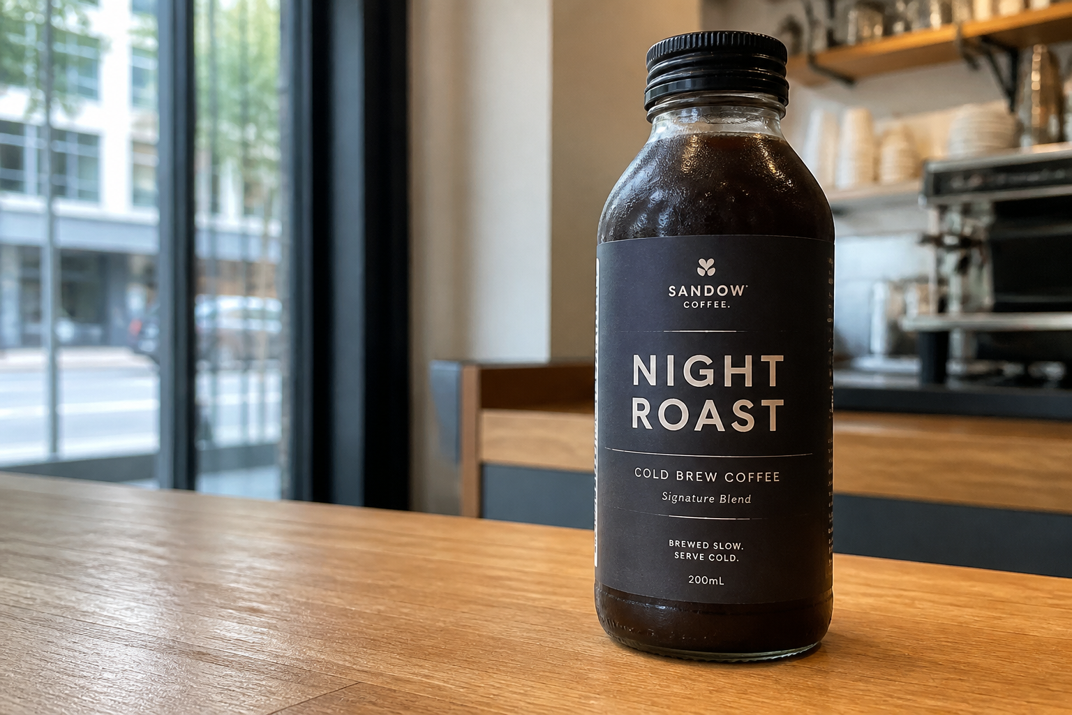 Moody cold brew ad (before)