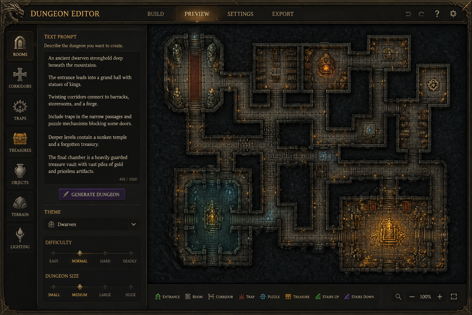 Describe the layout