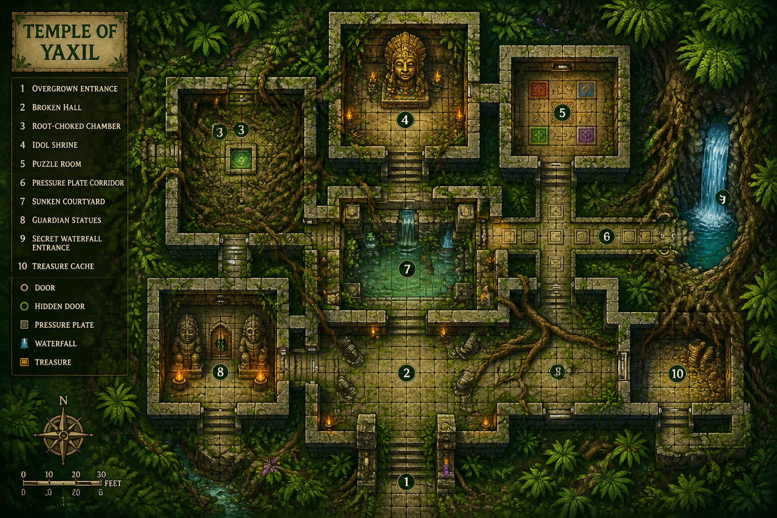 Jungle temple dungeon