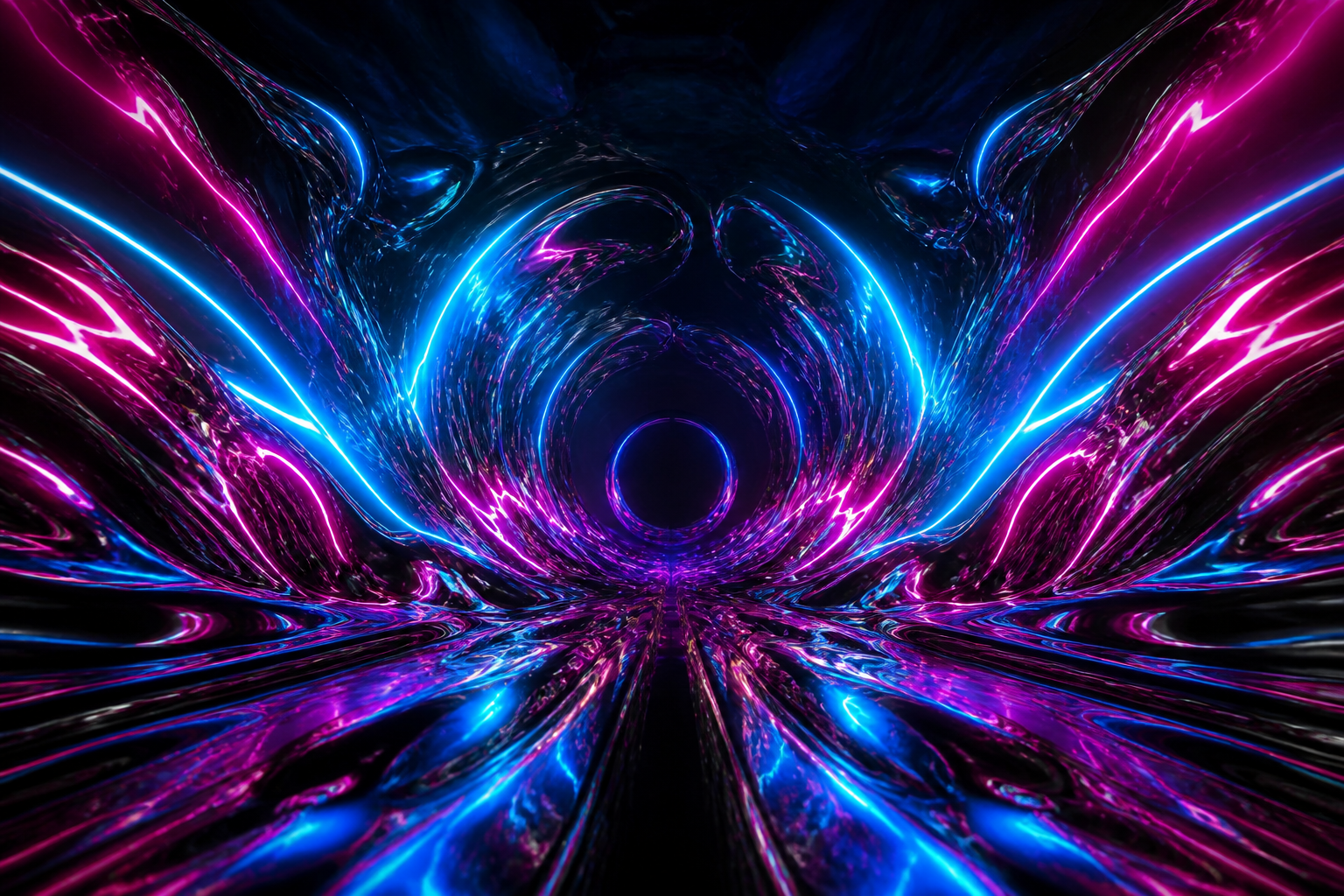 Liquid metal wave tunnel
