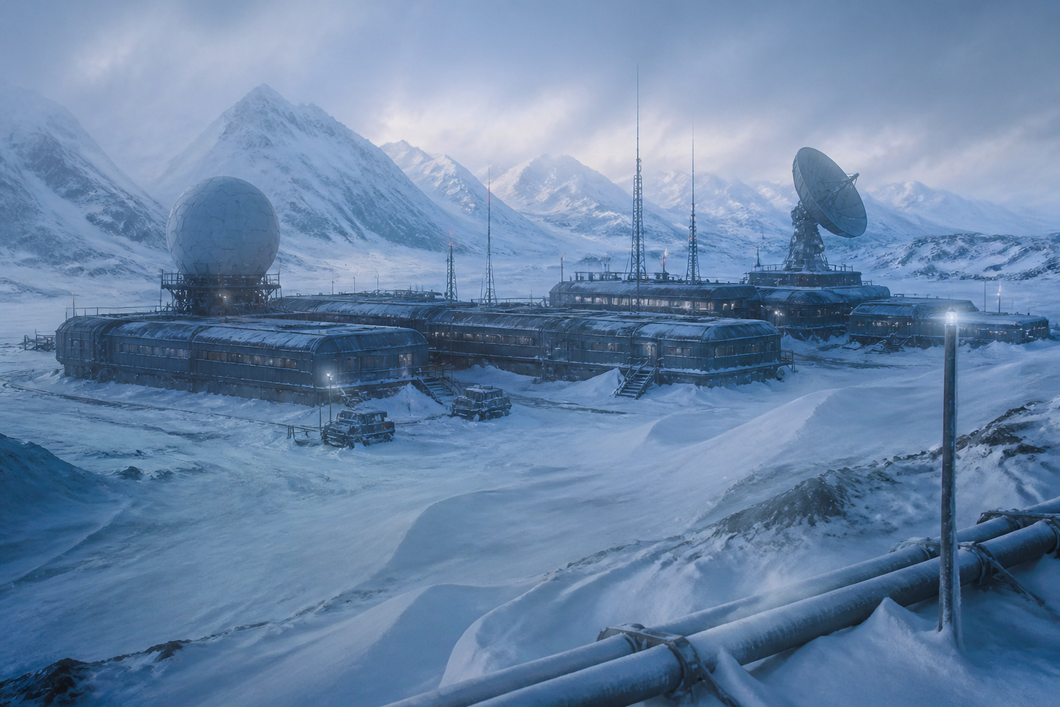 Arctic research base
