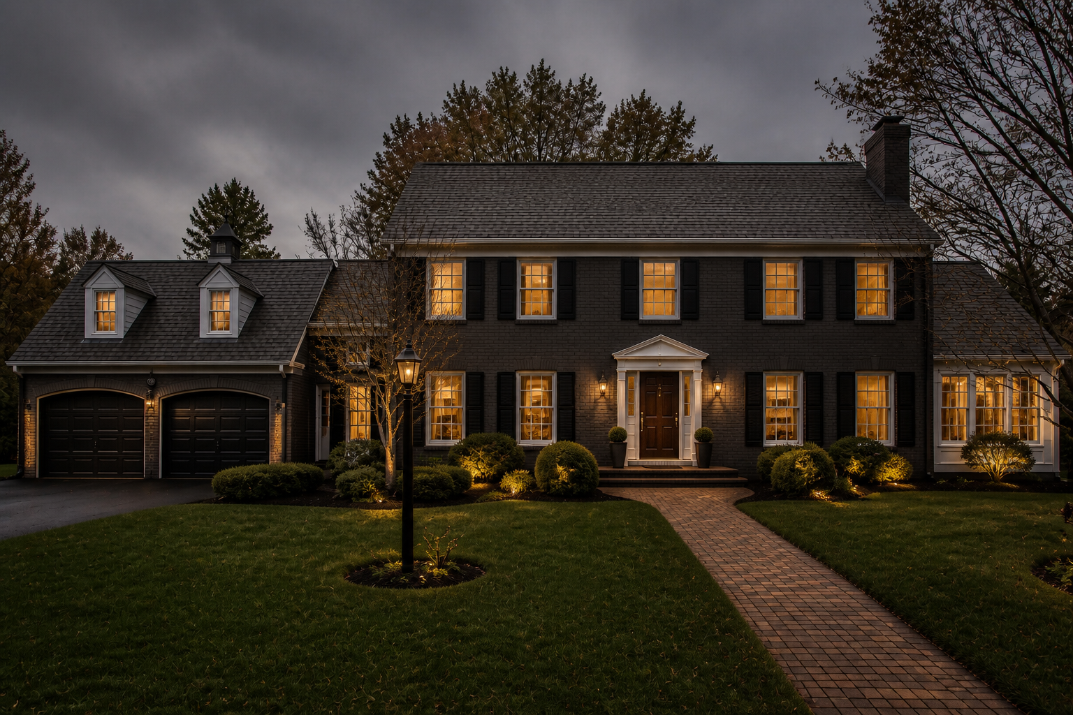 Dark luxury facade (after)
