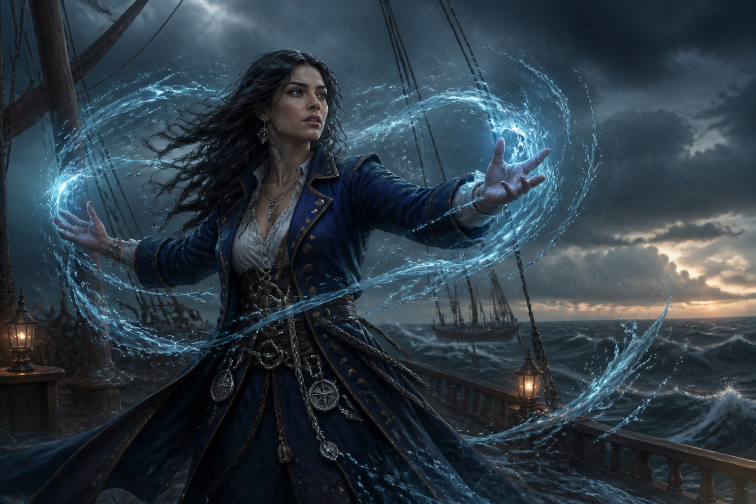 Storm sorcerer at sea