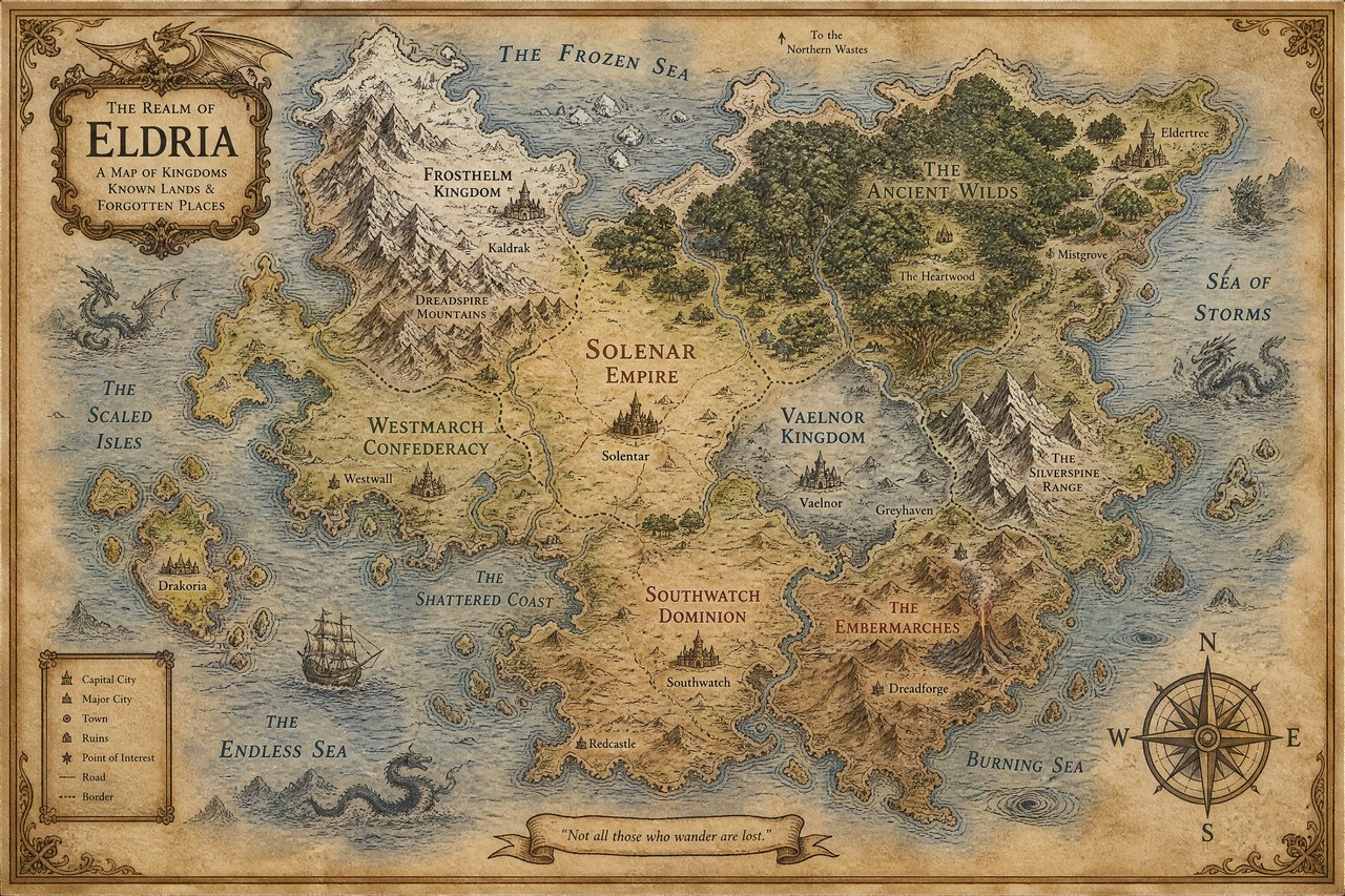 AI Fantasy Map Generator
