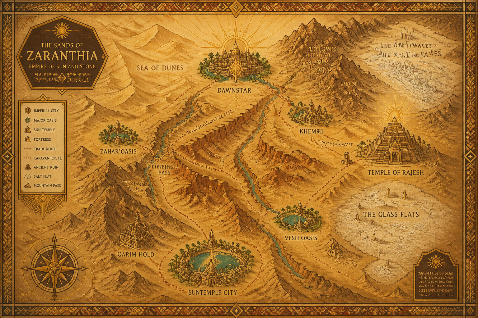 Desert empire map