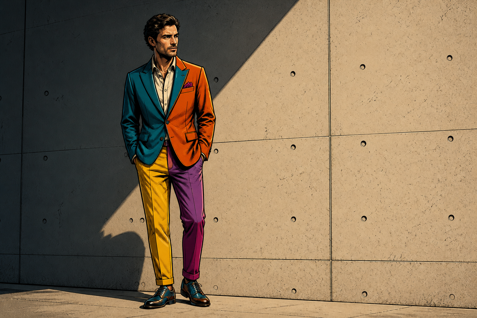 Comic-book fashion concept (after)