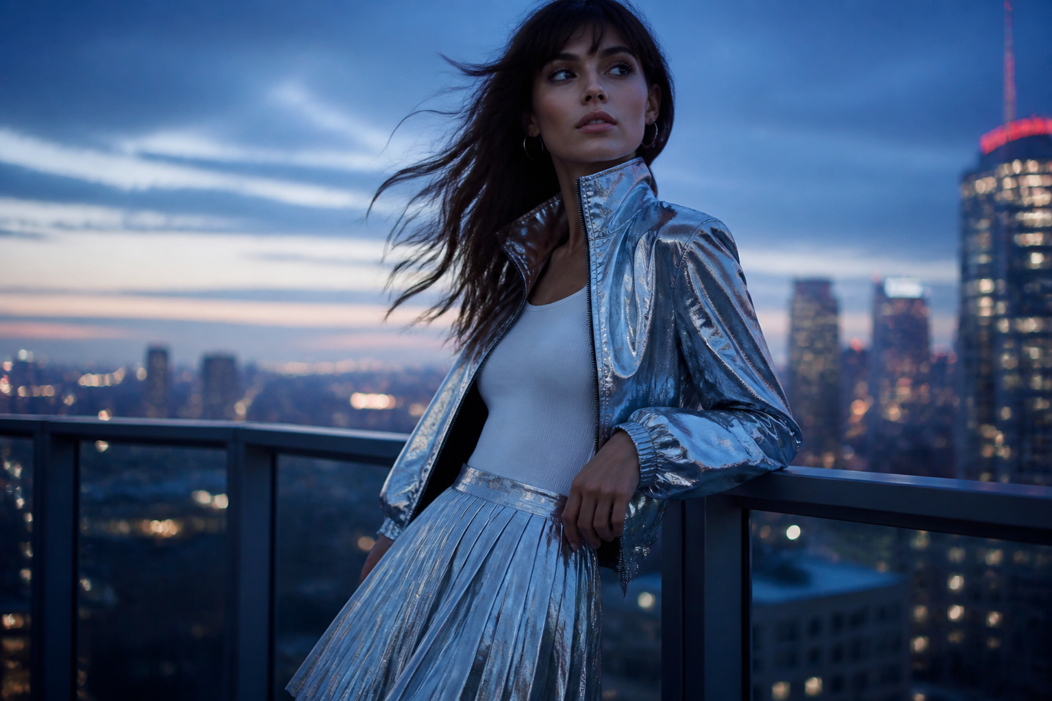 Rooftop metallic campaign