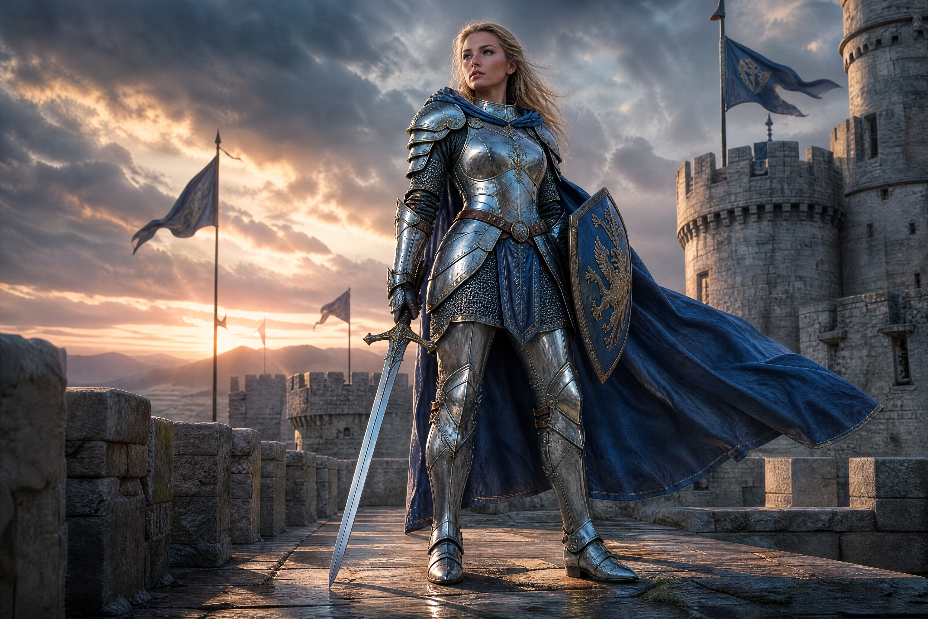 AI Female Knight Generator