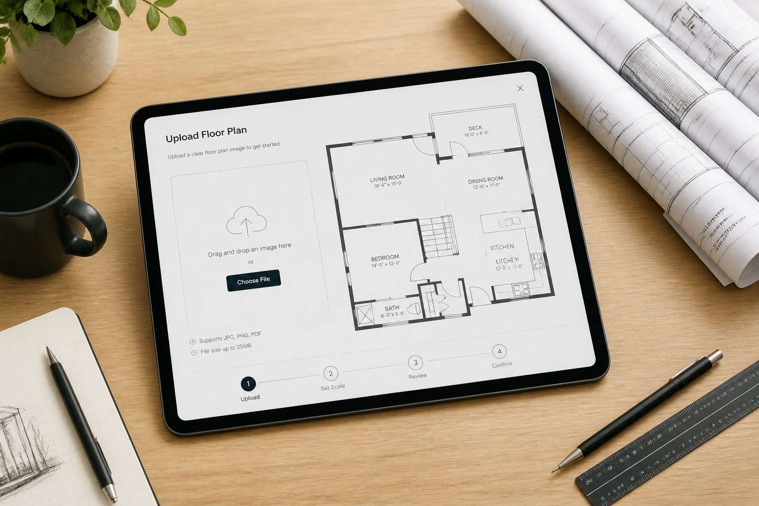 Upload your floor plan
