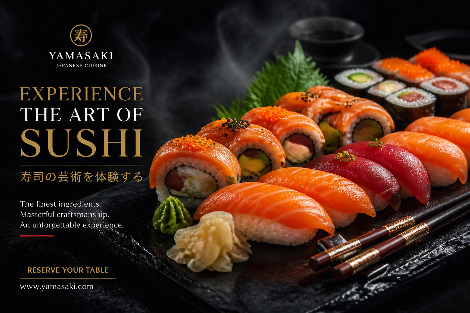 Premium sushi poster