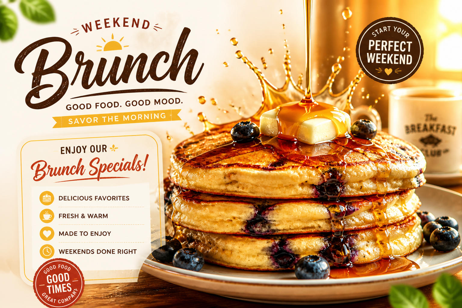 Breakfast promo poster (after)