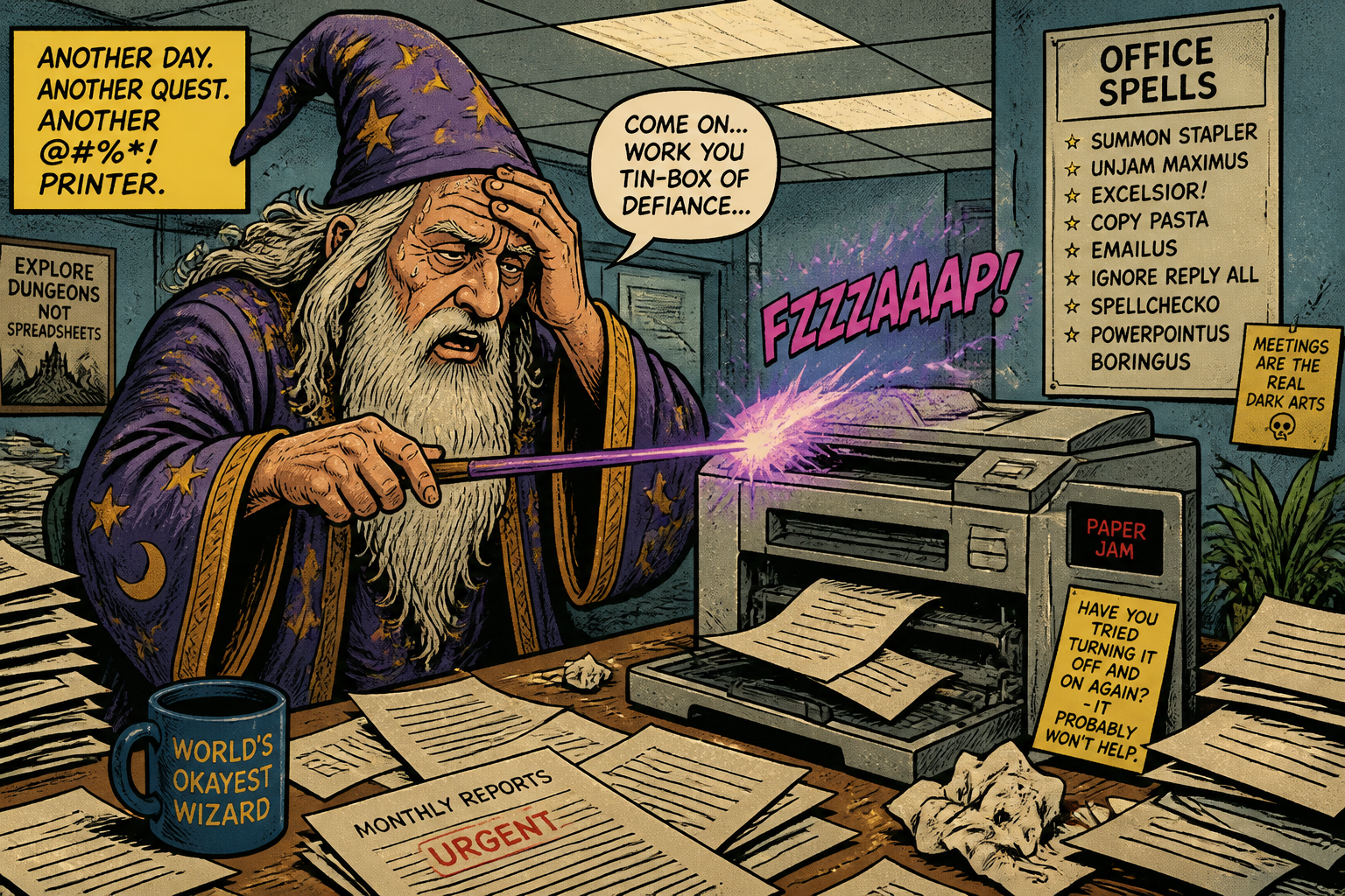 Wizard versus office printer