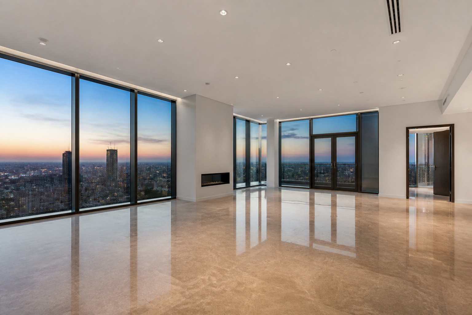 Luxury penthouse furnishing (before)
