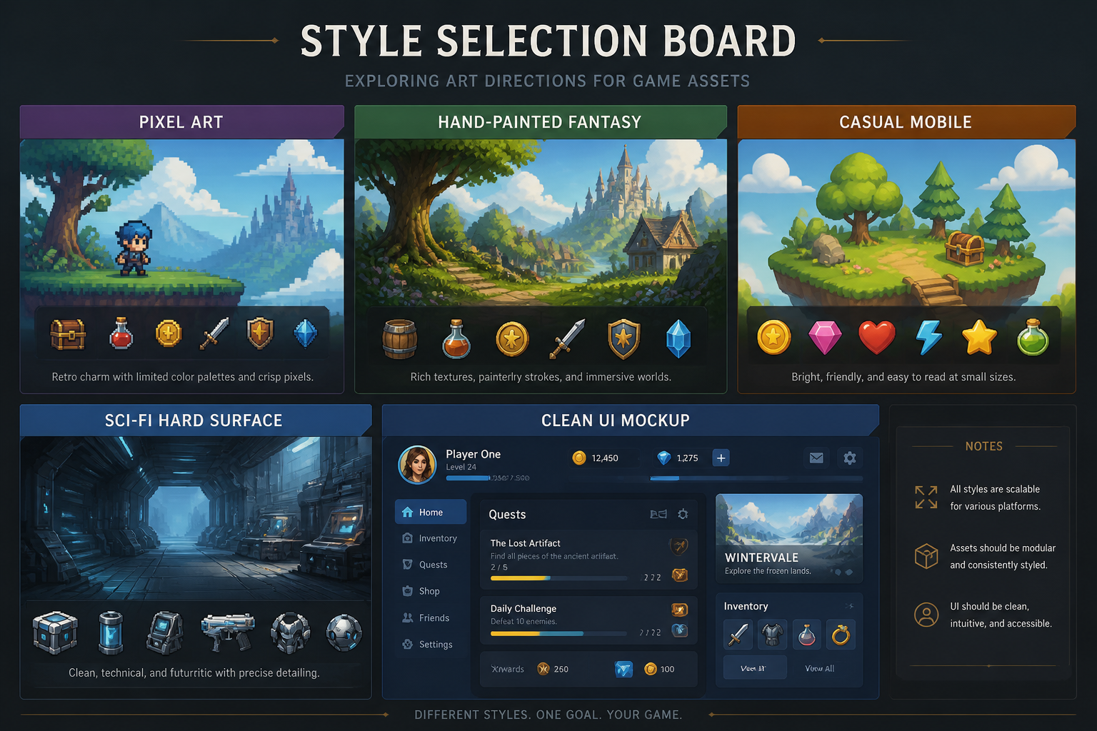 Pick a visual style