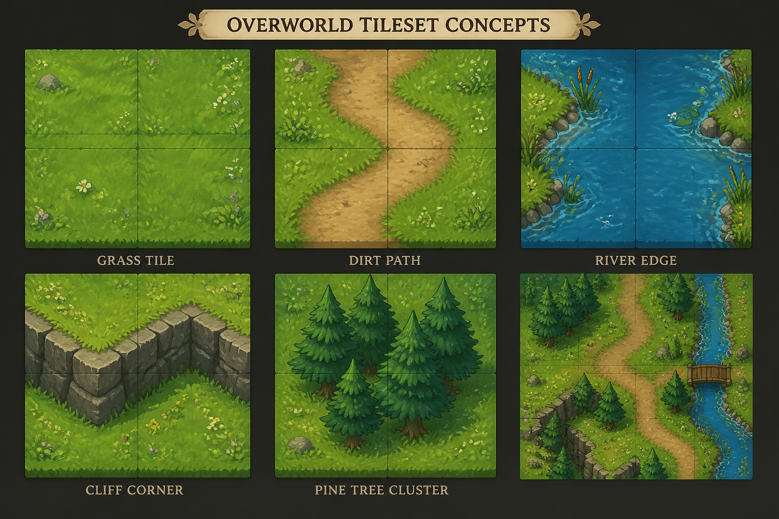 Overworld tileset concepts