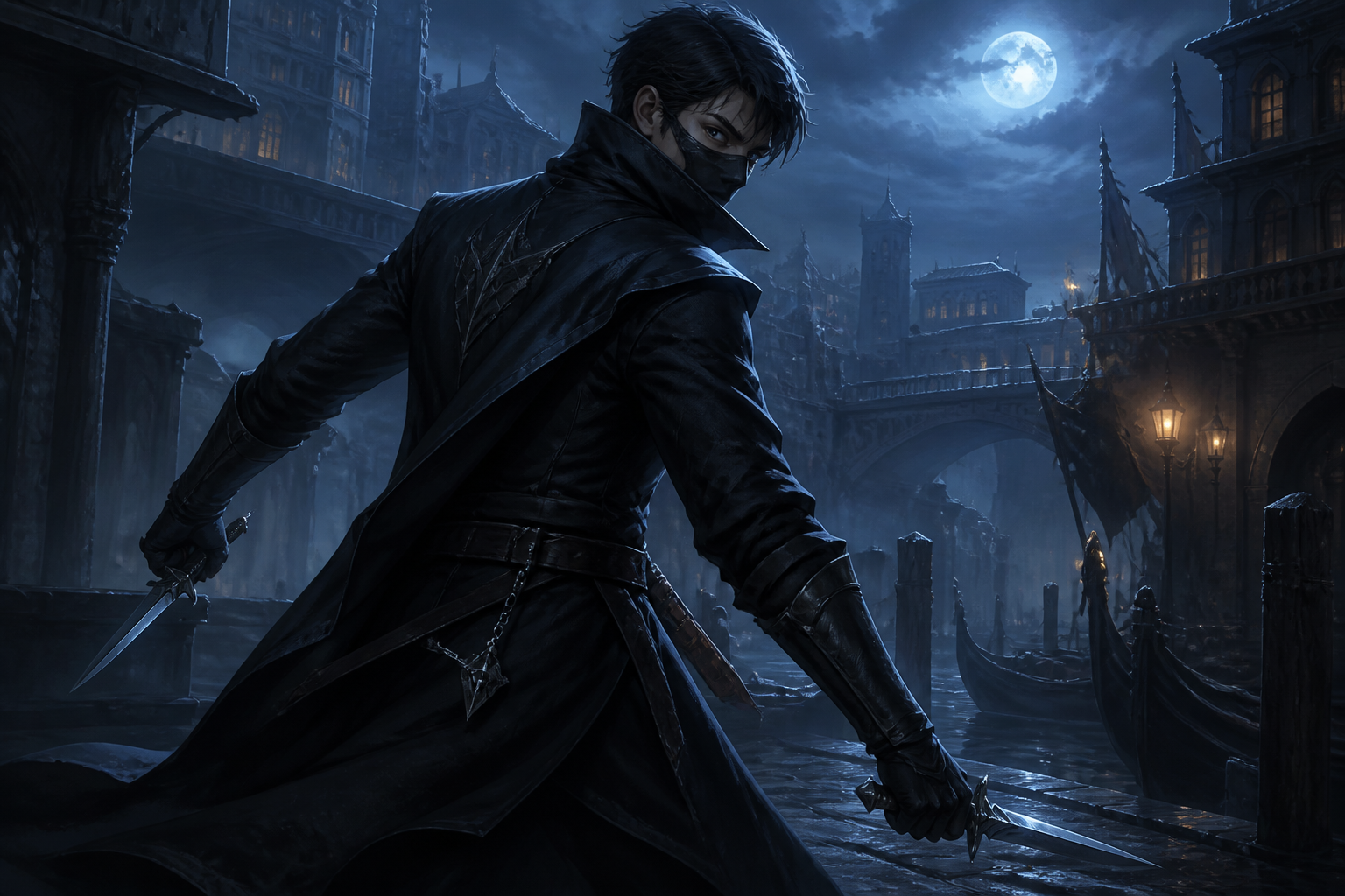 Moonlit stealth rogue