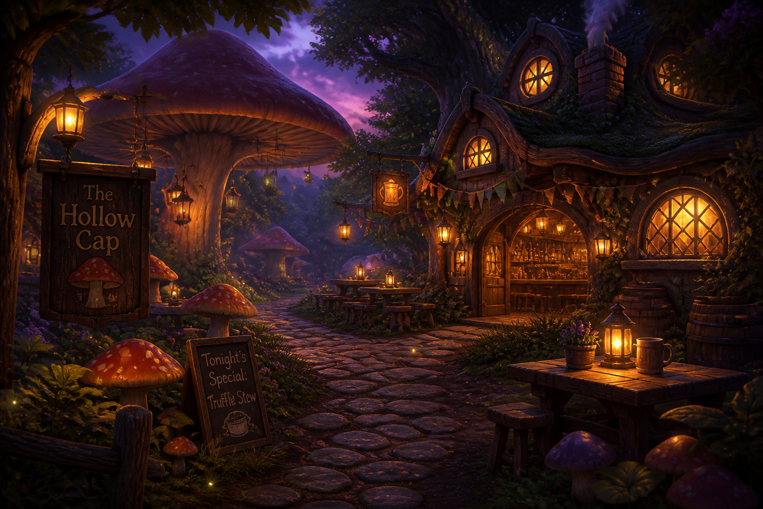 Forest tavern clearing