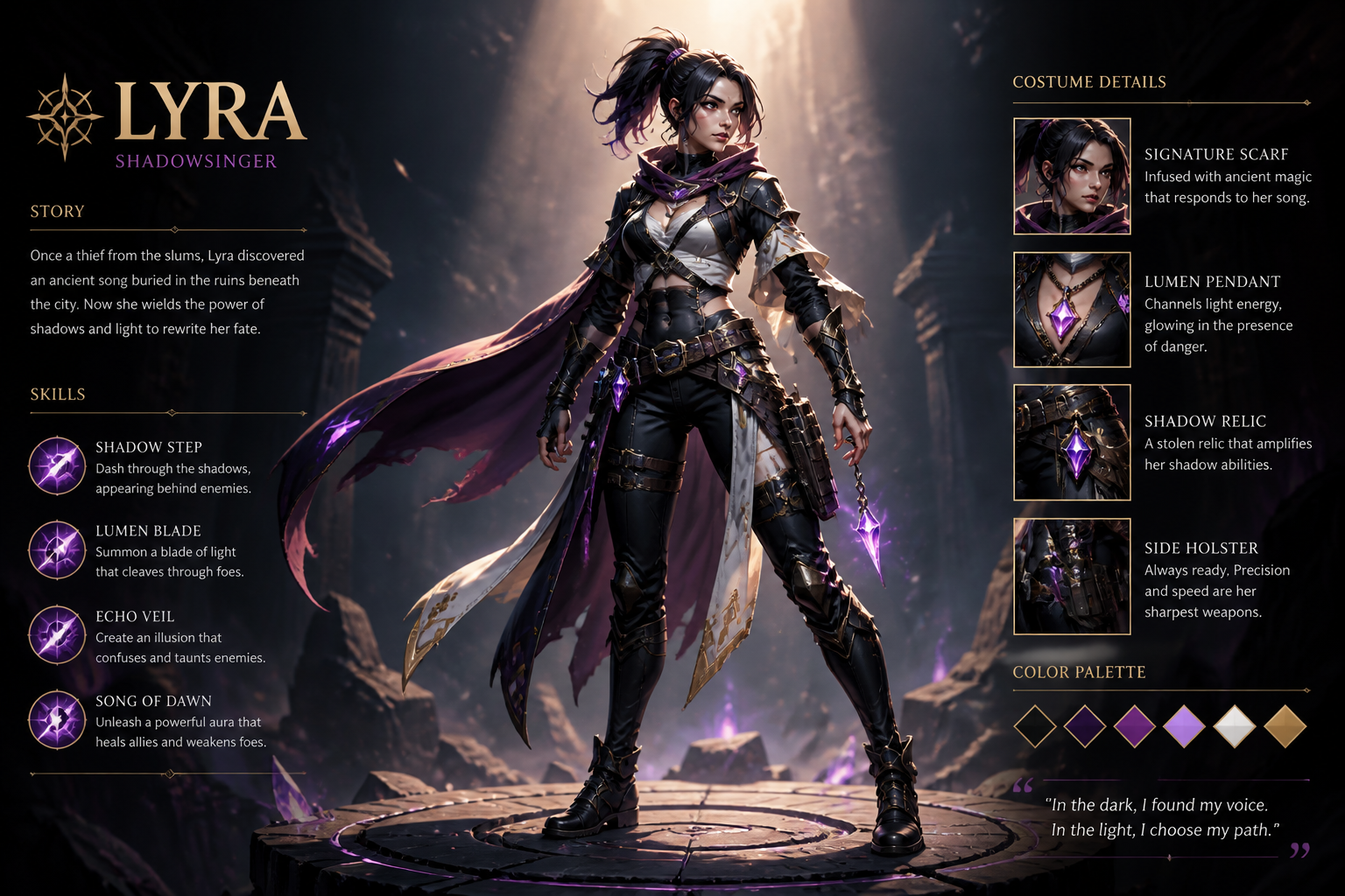 Game-ready character vibes