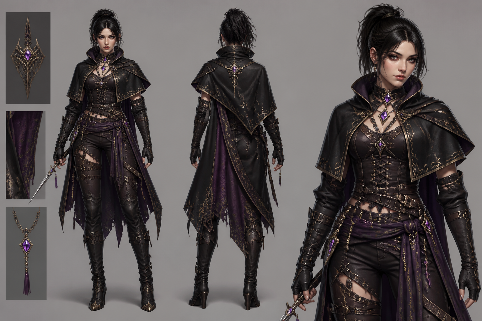 Detailed outfit prompts