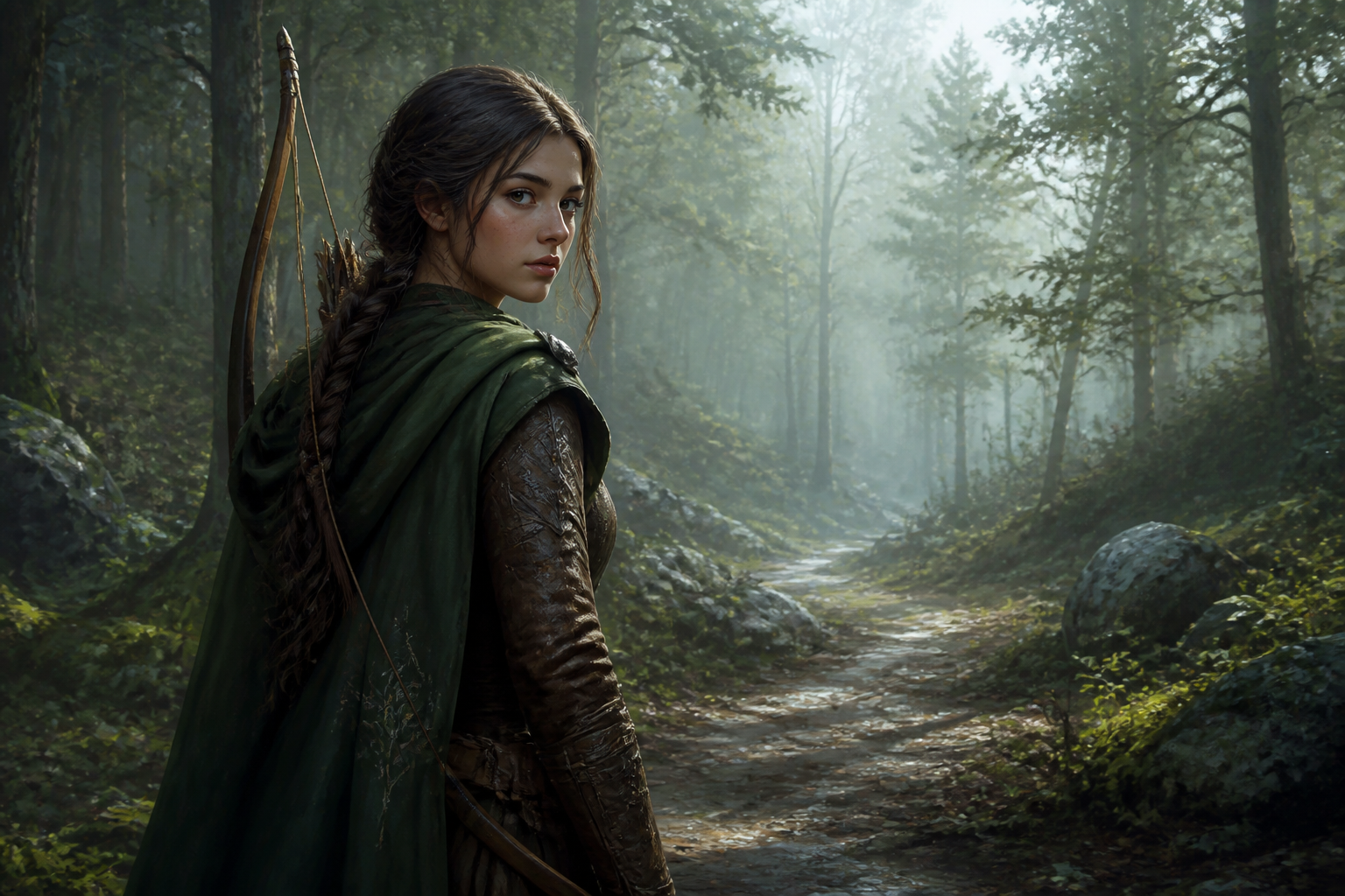 Forest ranger heroine