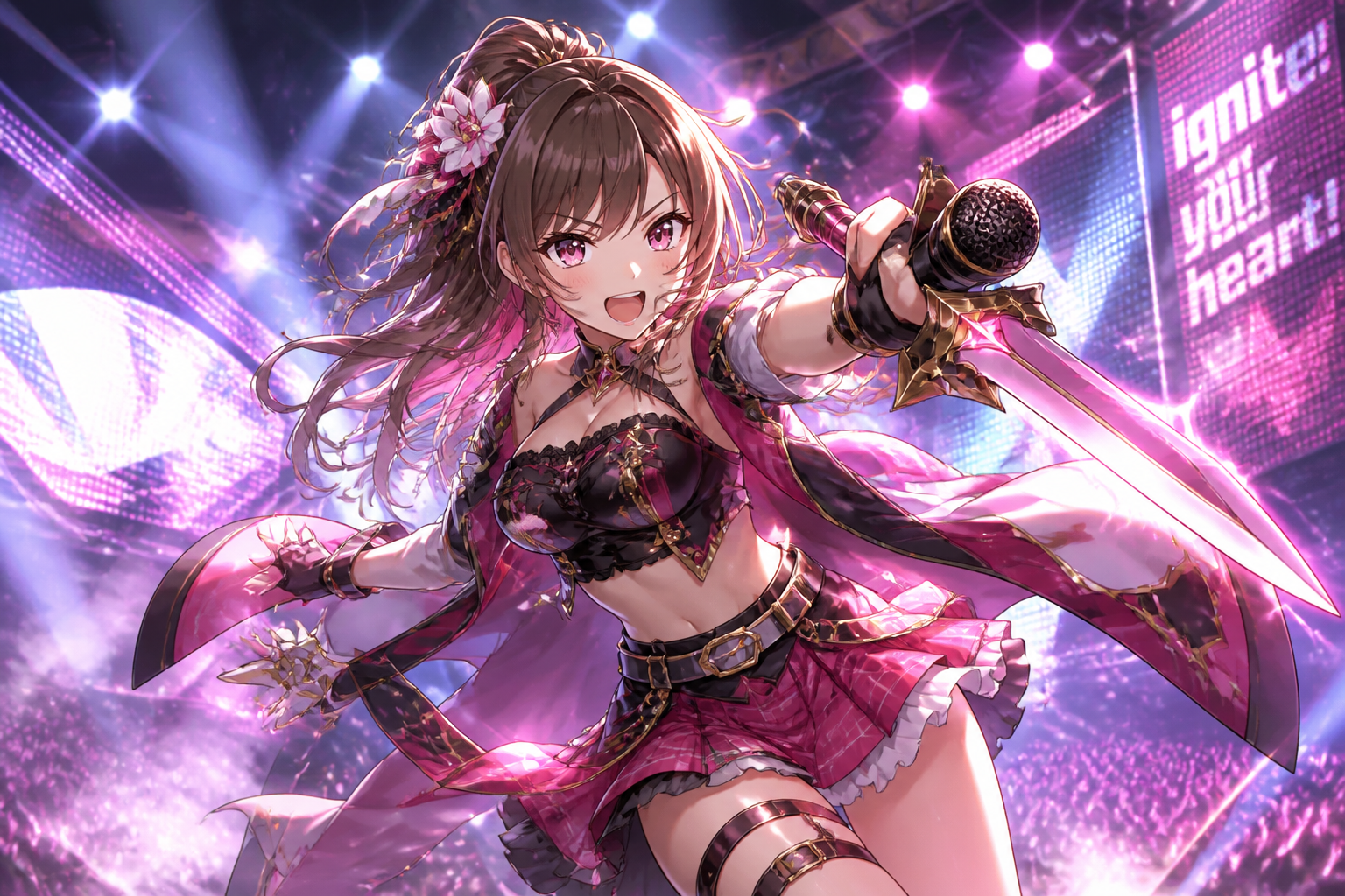Idol-fighter character art