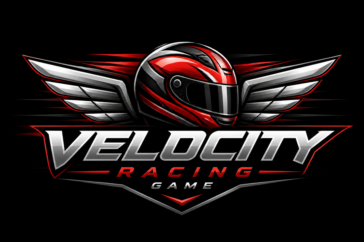 Racing wing emblem