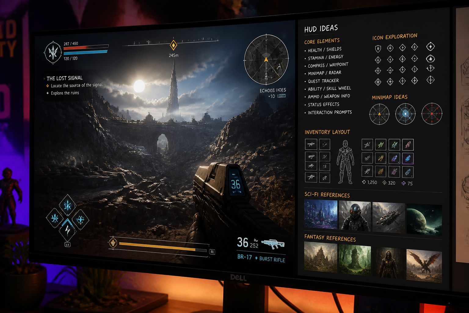 Describe the interface style
