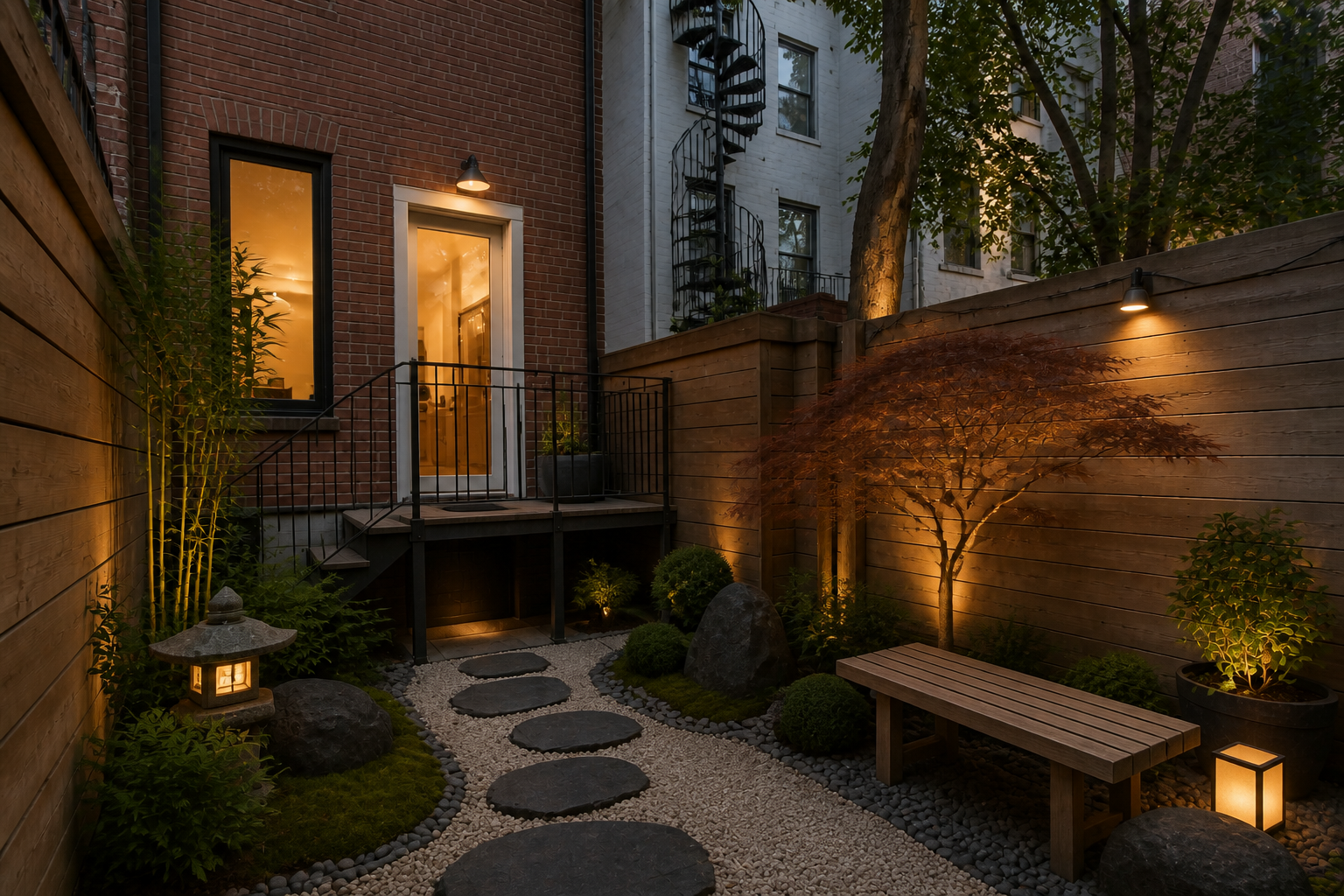 Japanese-inspired yard (after)