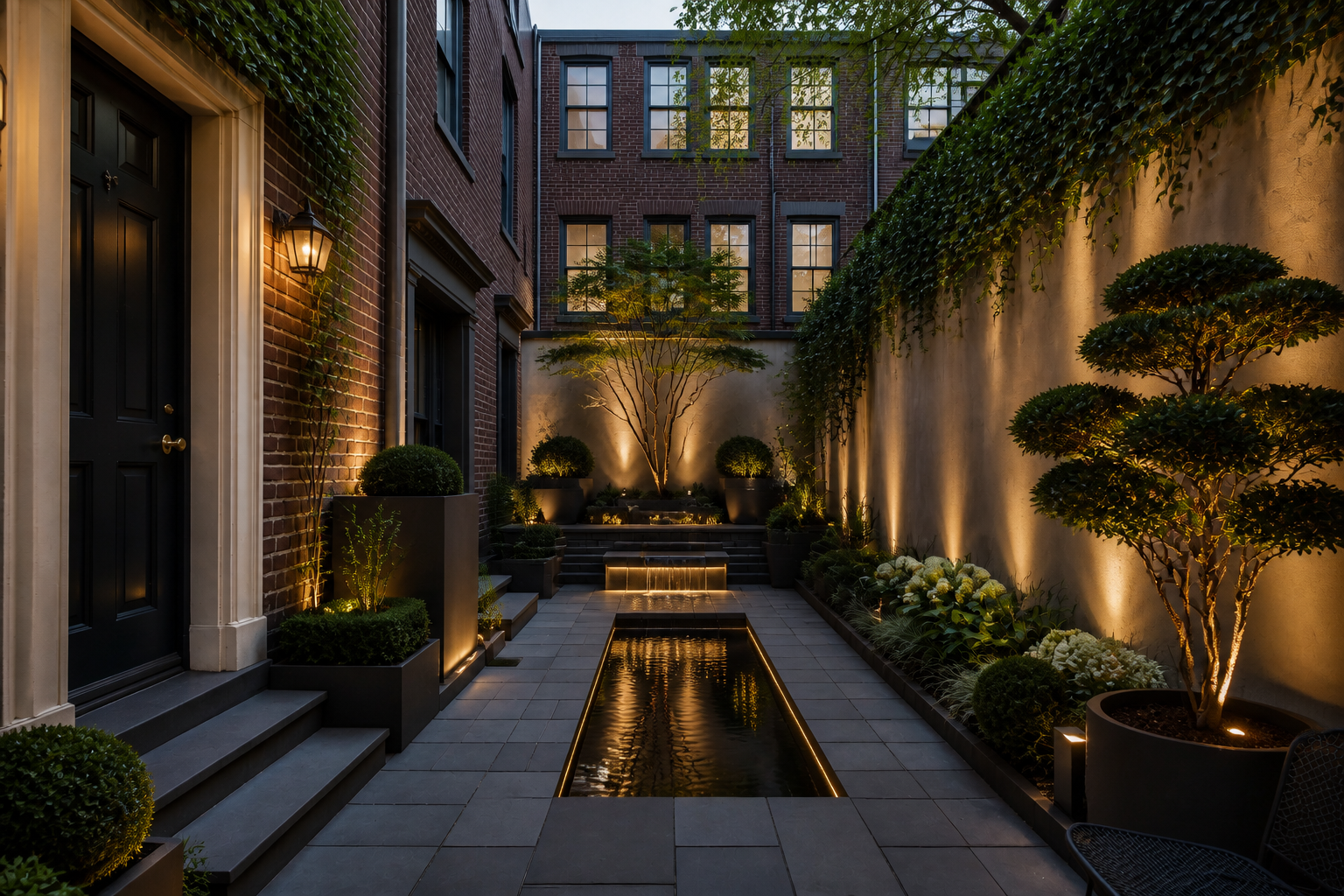 Editorial courtyard concept (after)