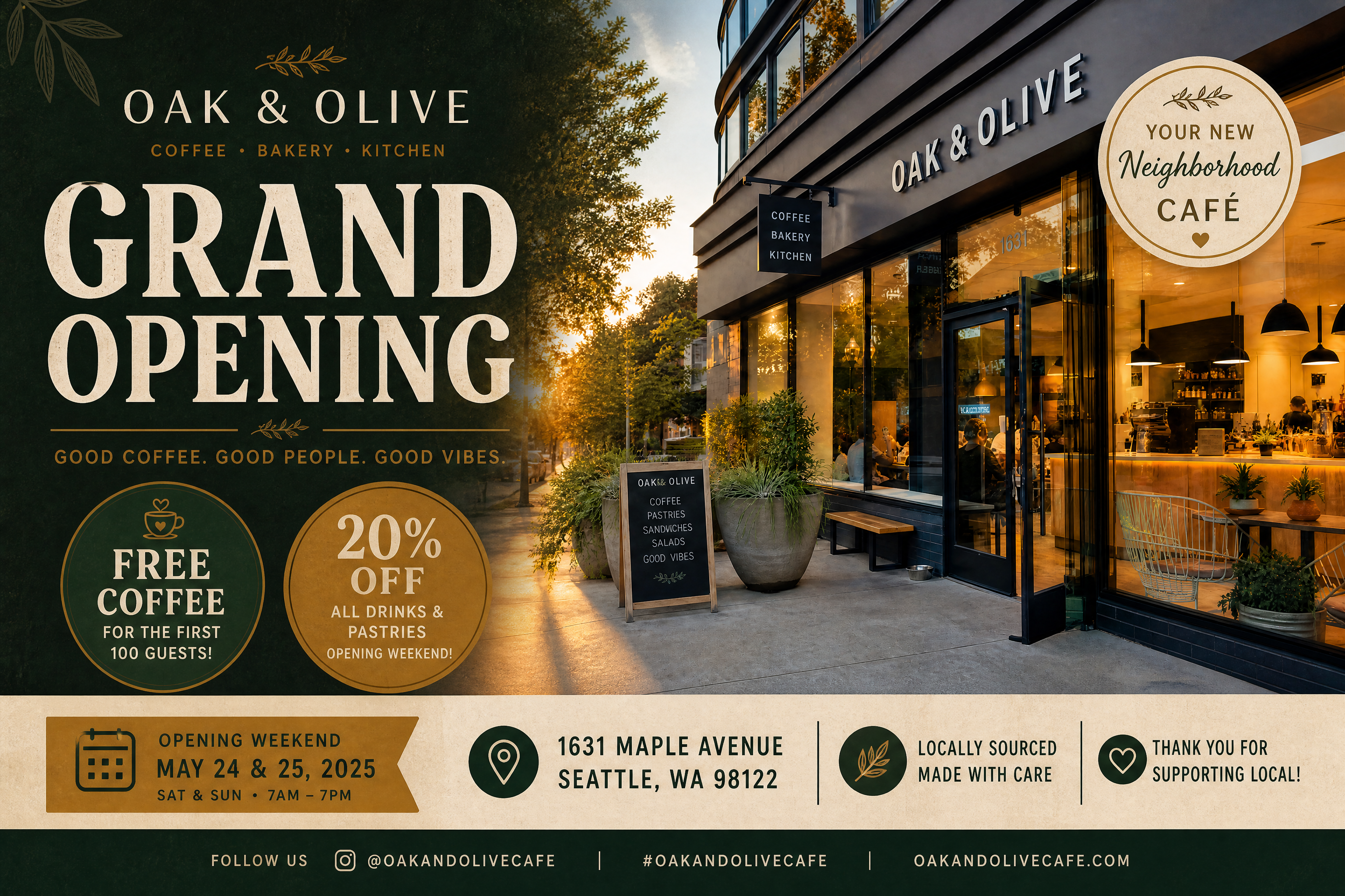 AI Grand Opening Flyer Generator