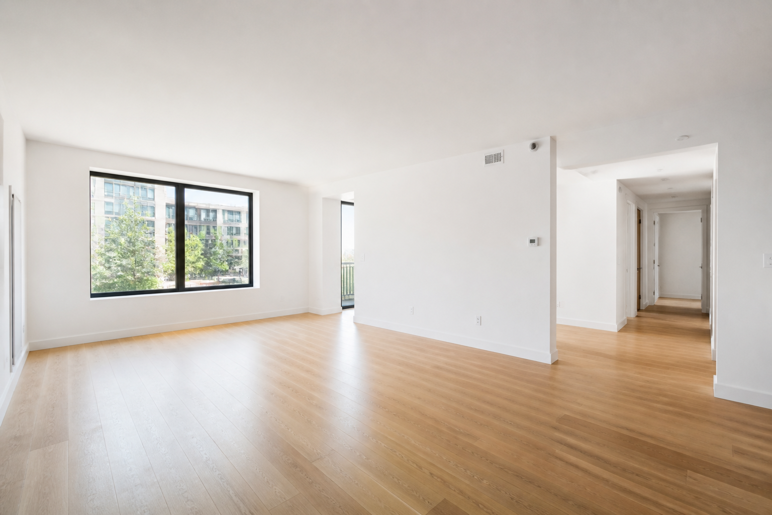 Start with blank rooms (before)