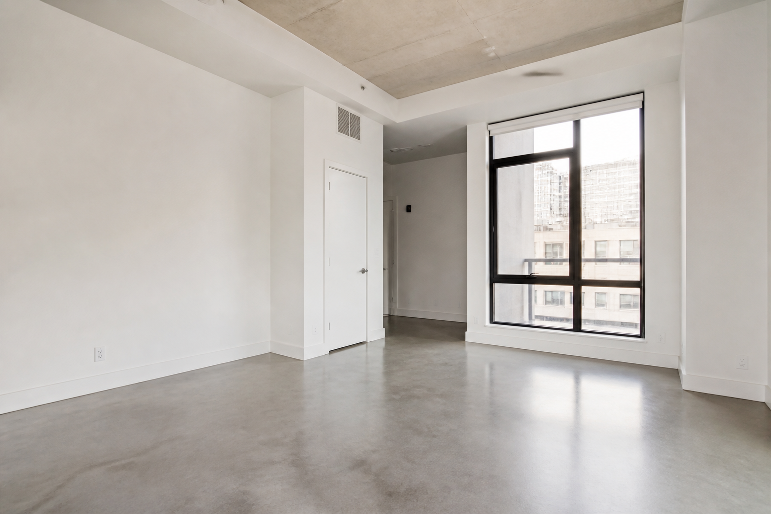 3D studio apartment plan (before)