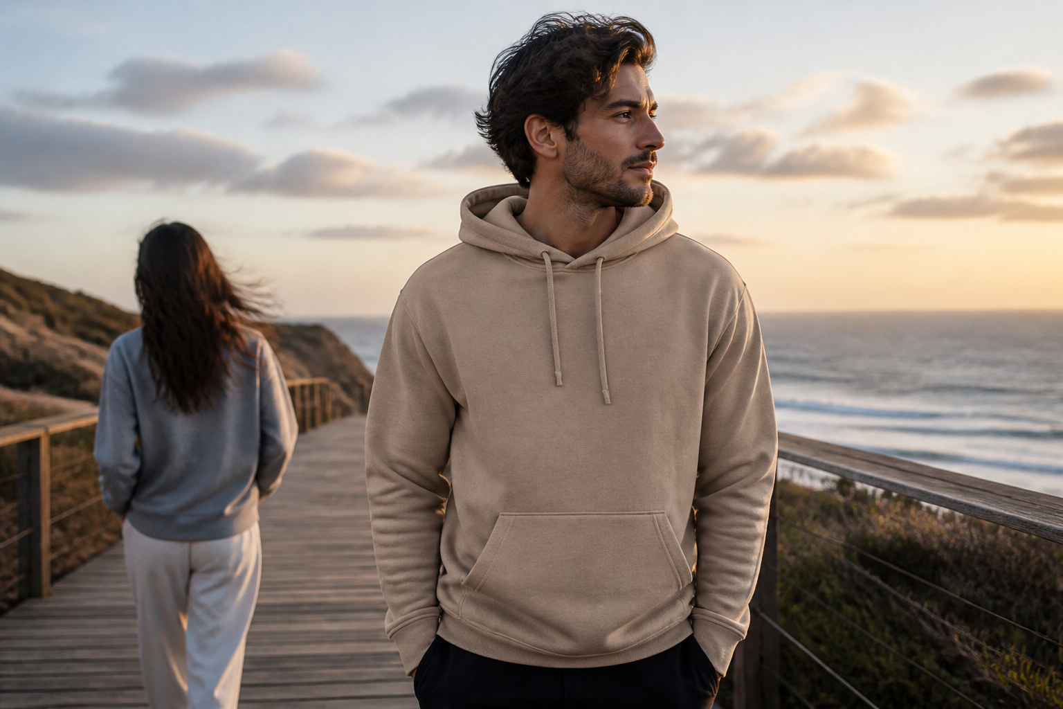 Beach brand mockup (before)