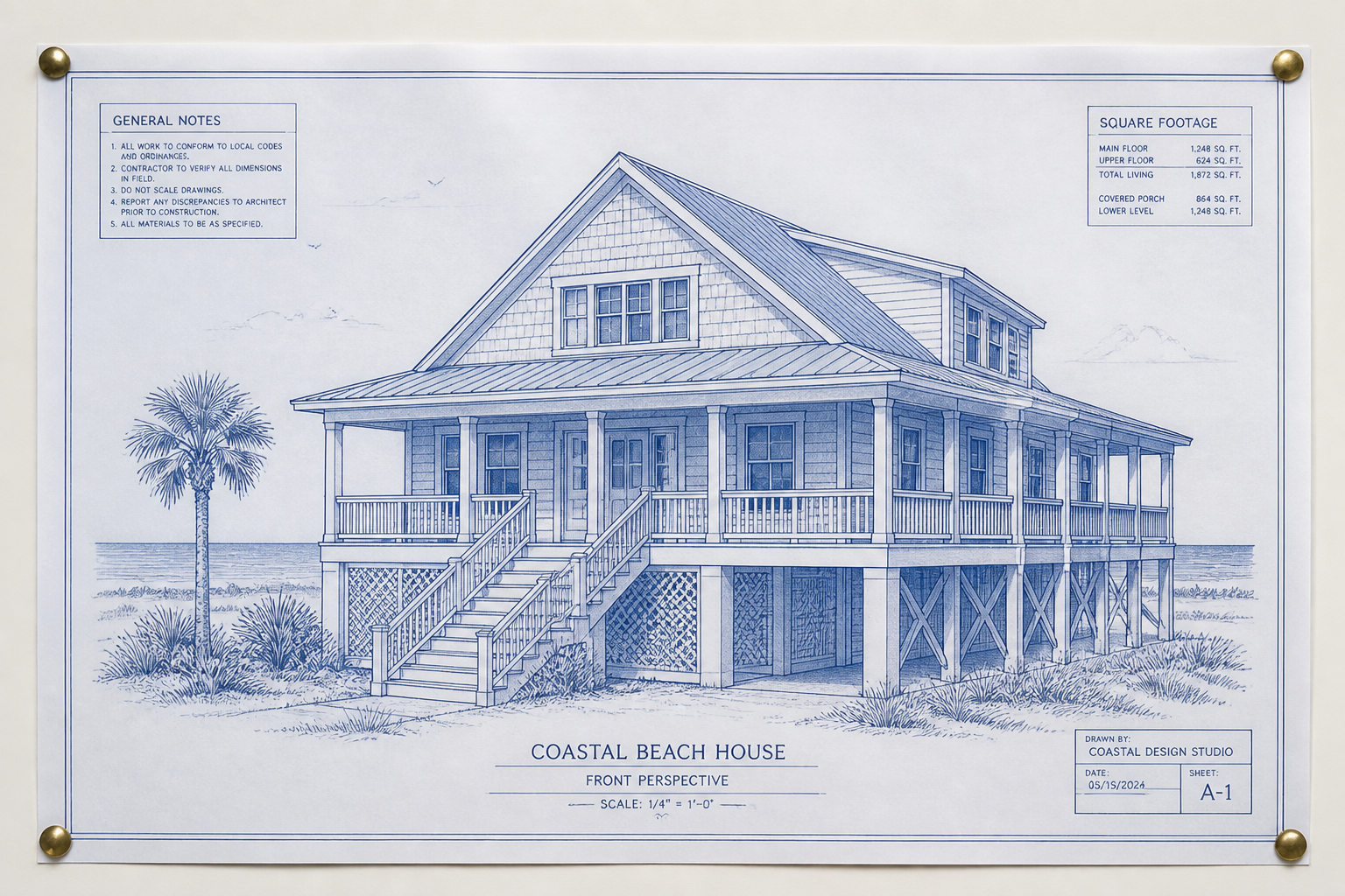 Coastal beach house (before)