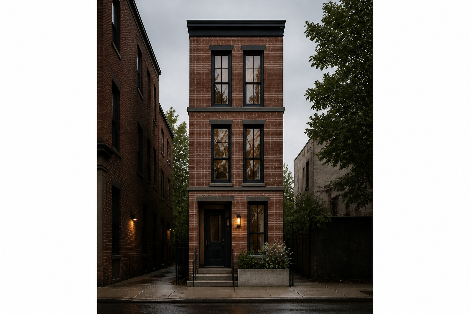 Urban townhouse (after)