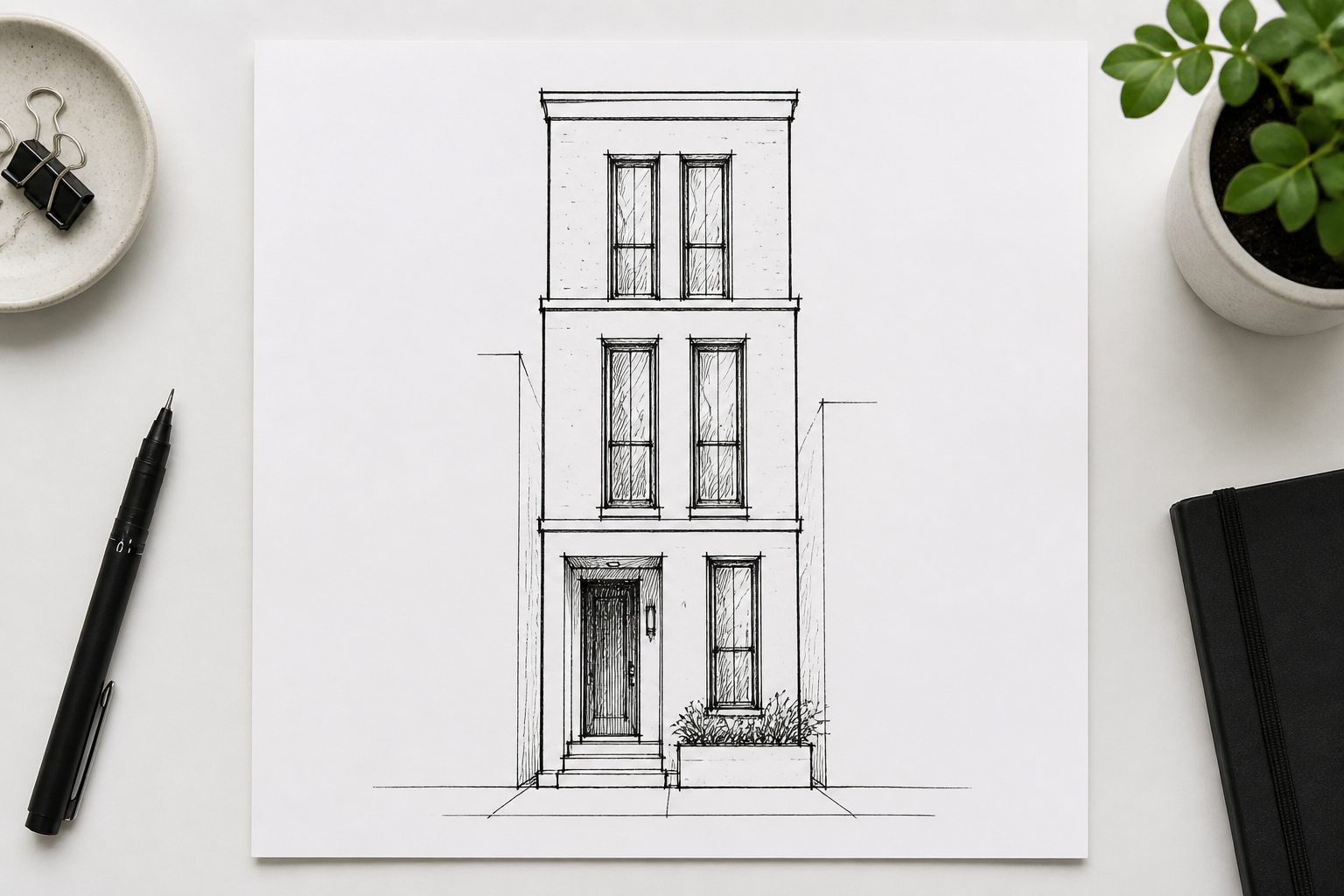 Urban townhouse (before)