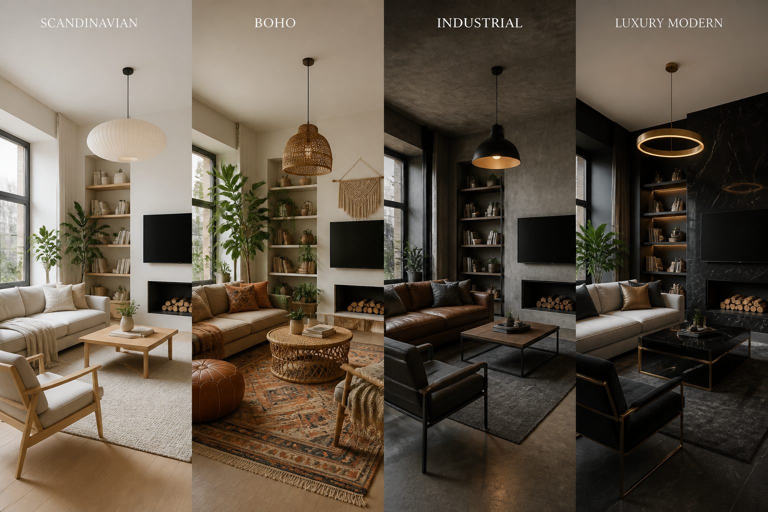 Explore distinct room styles