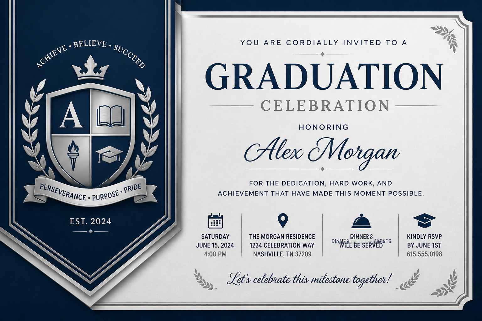 Graduation invitation