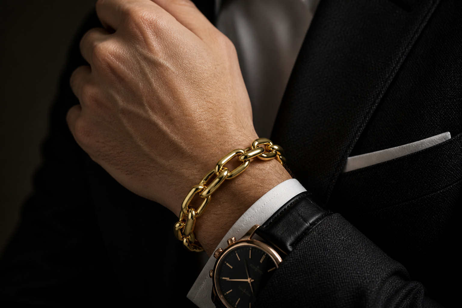 Men's bracelet editorial (after)