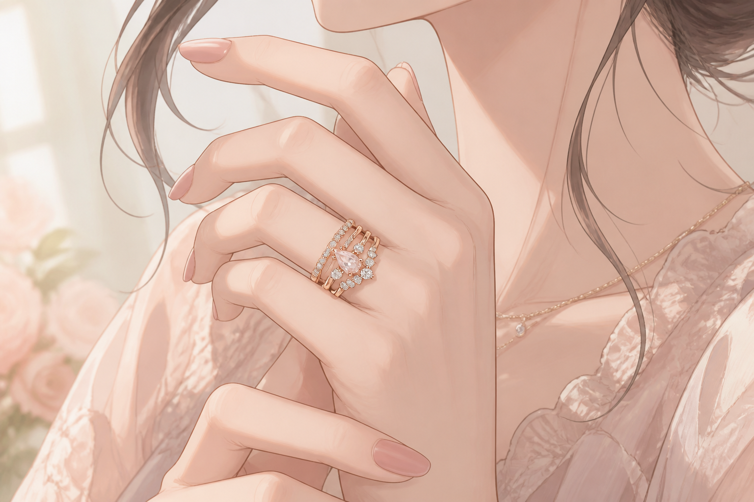Anime jewelry campaign (after)