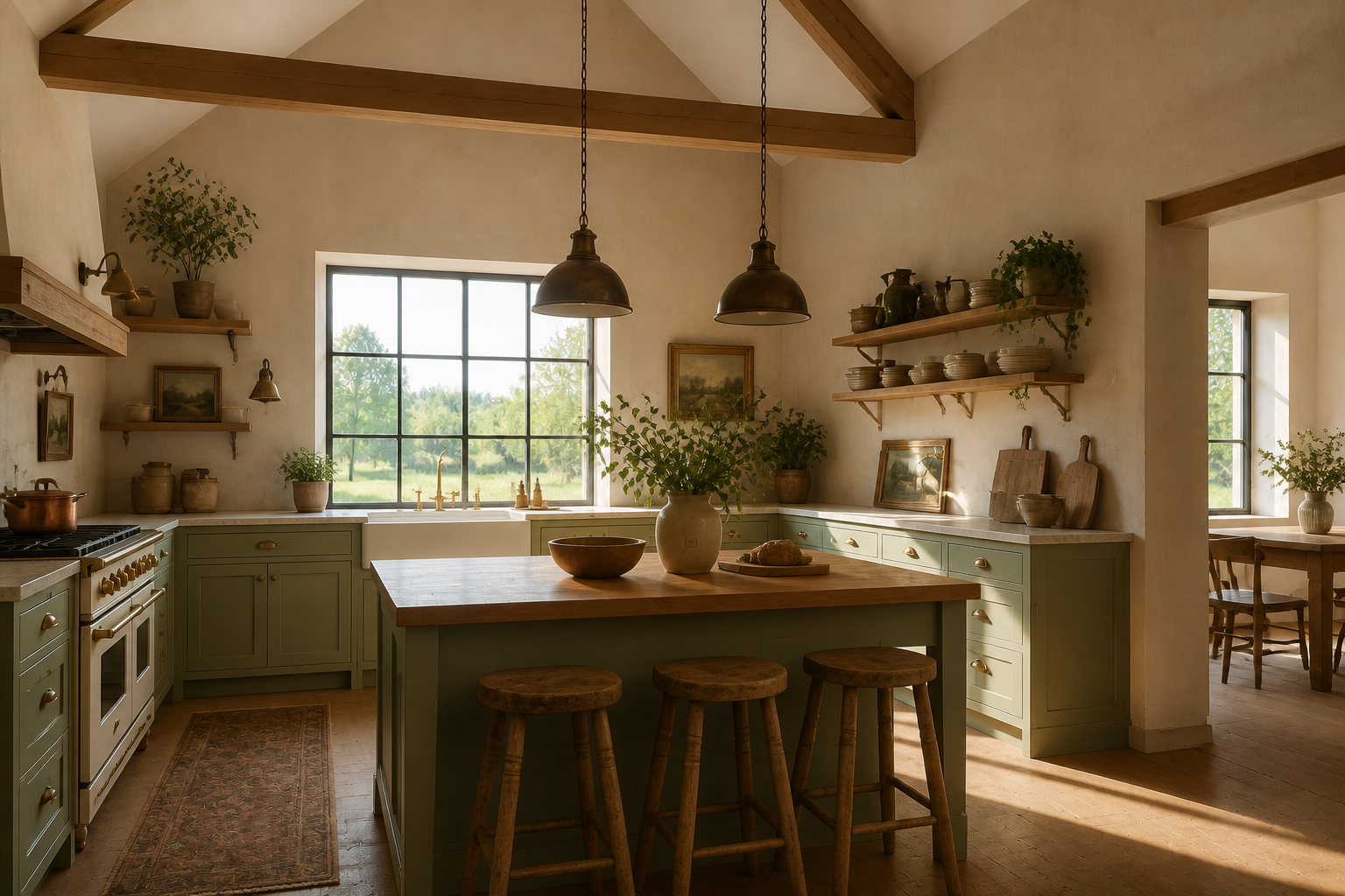 Farmhouse kitchen (after)