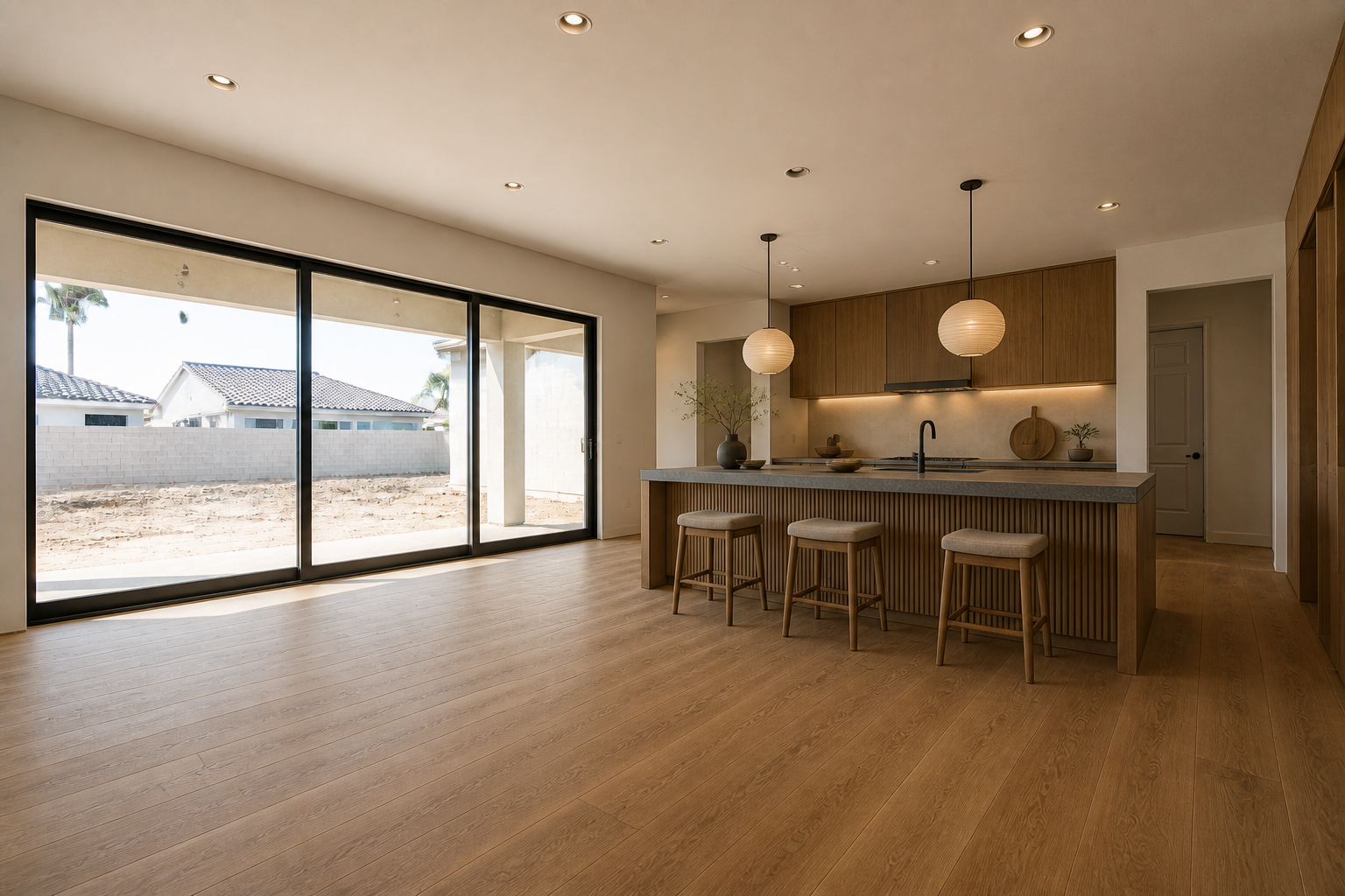 Japandi kitchen design (after)