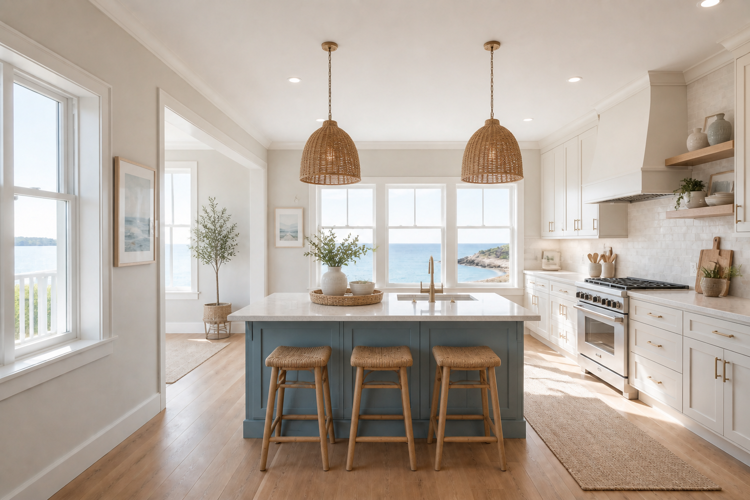 Coastal kitchen concept (after)