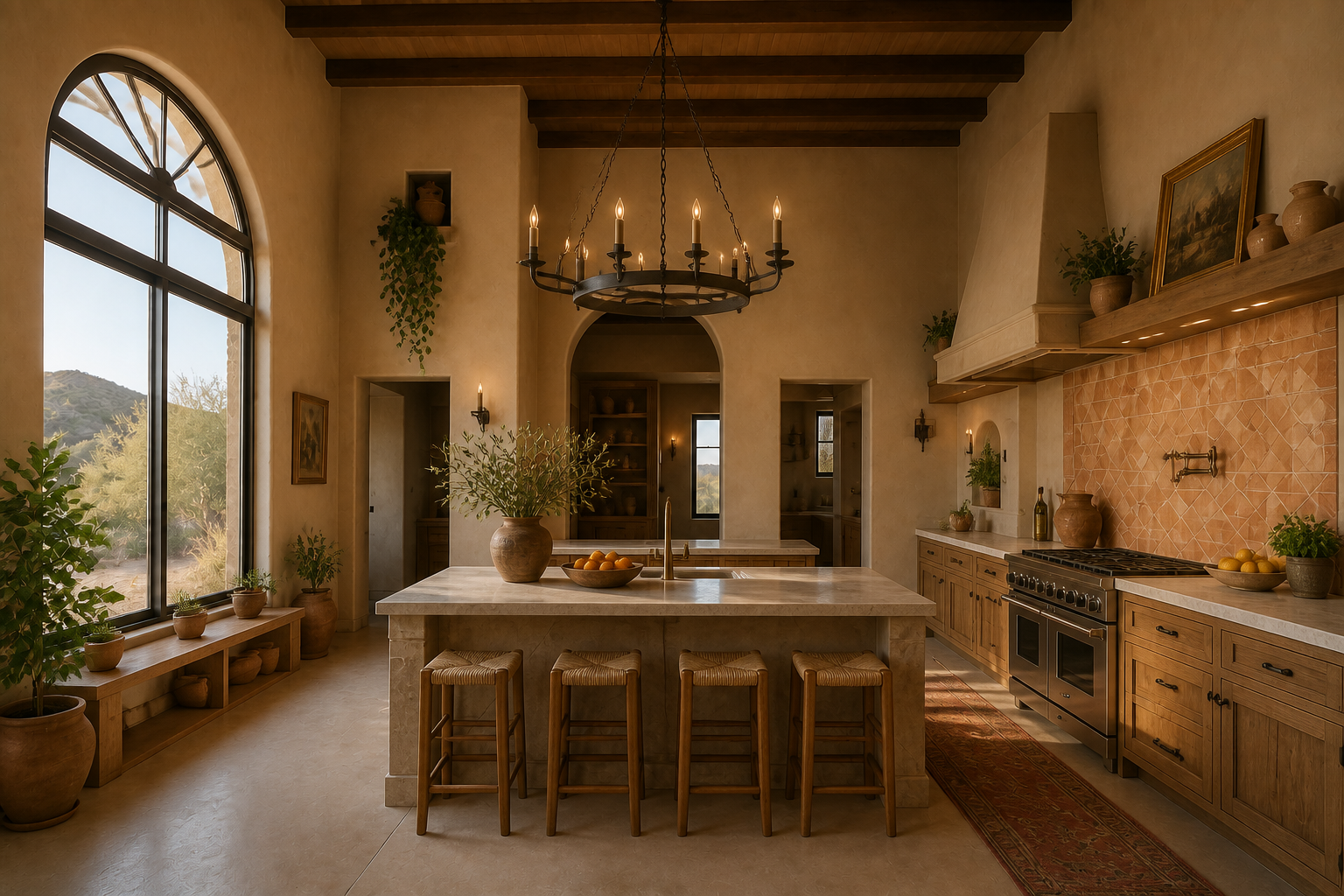 Mediterranean kitchen (after)