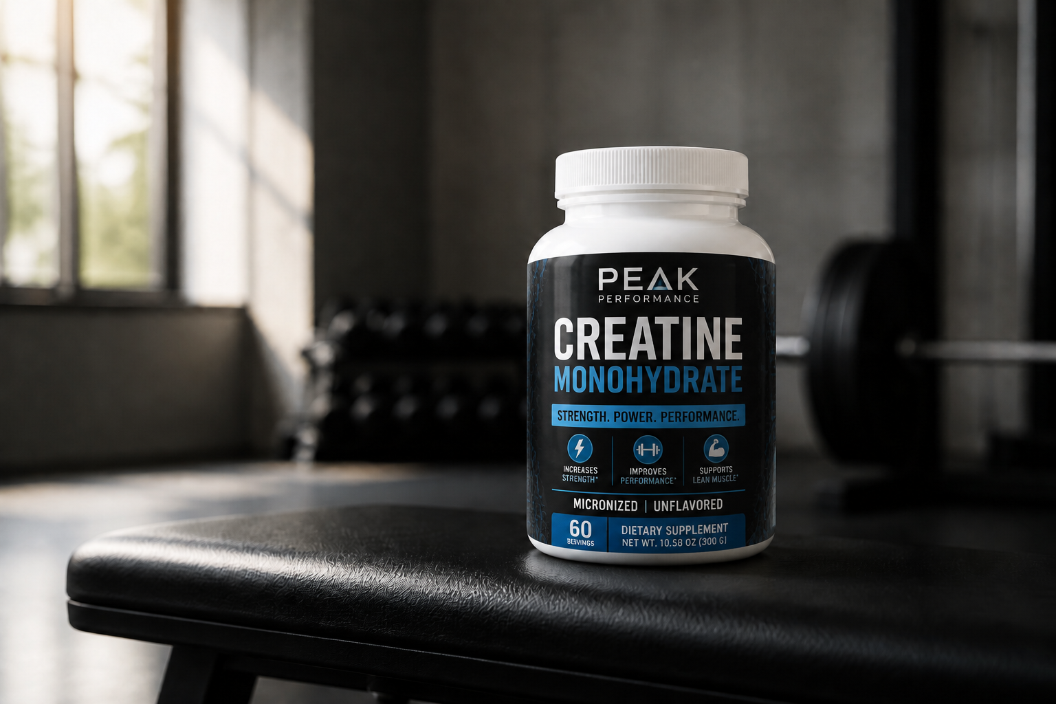 Supplement bottle label (after)