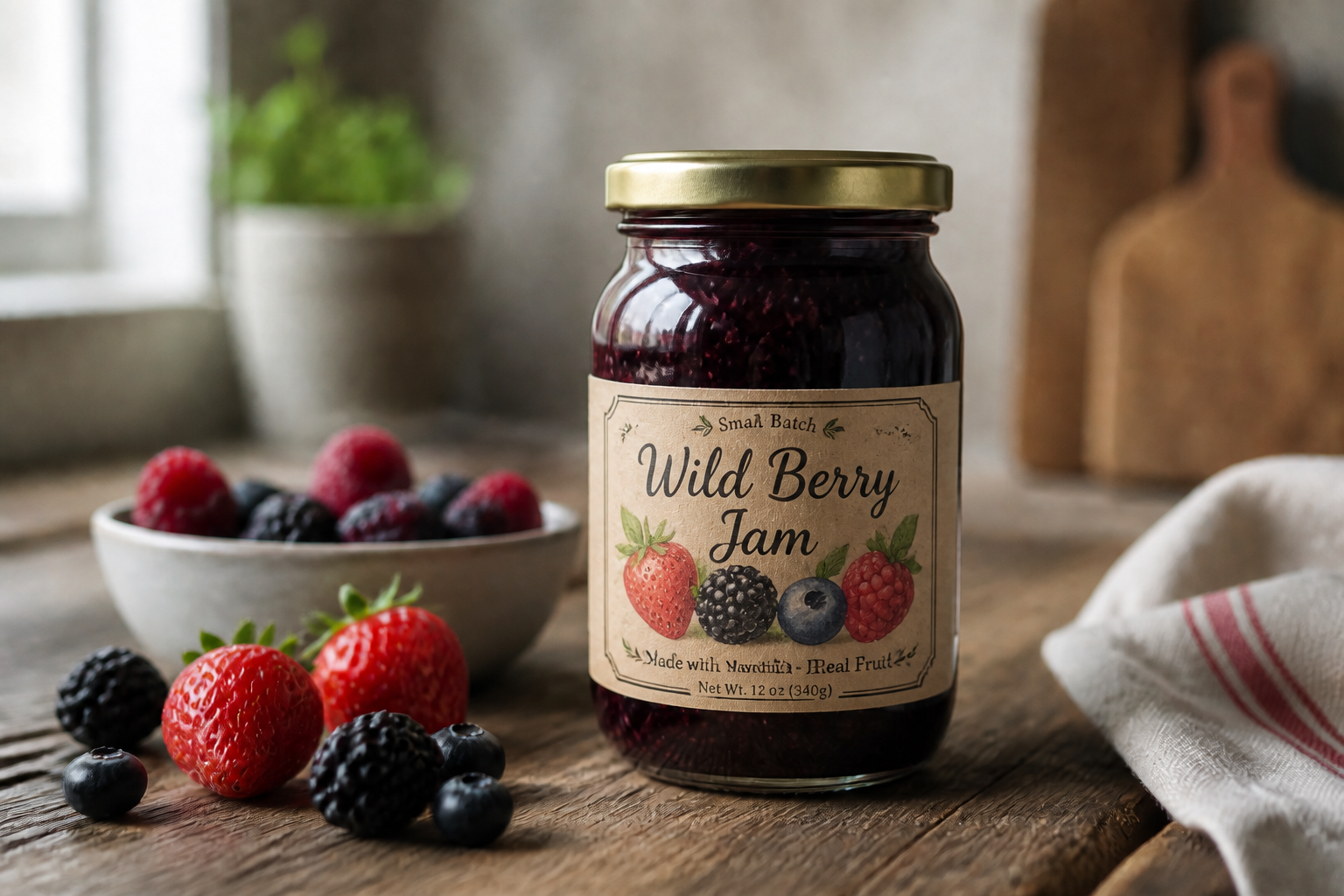 Artisan jam label (after)