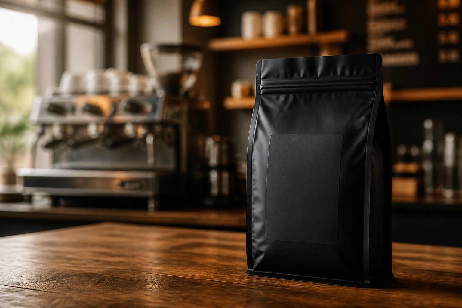 Specialty coffee bag (before)