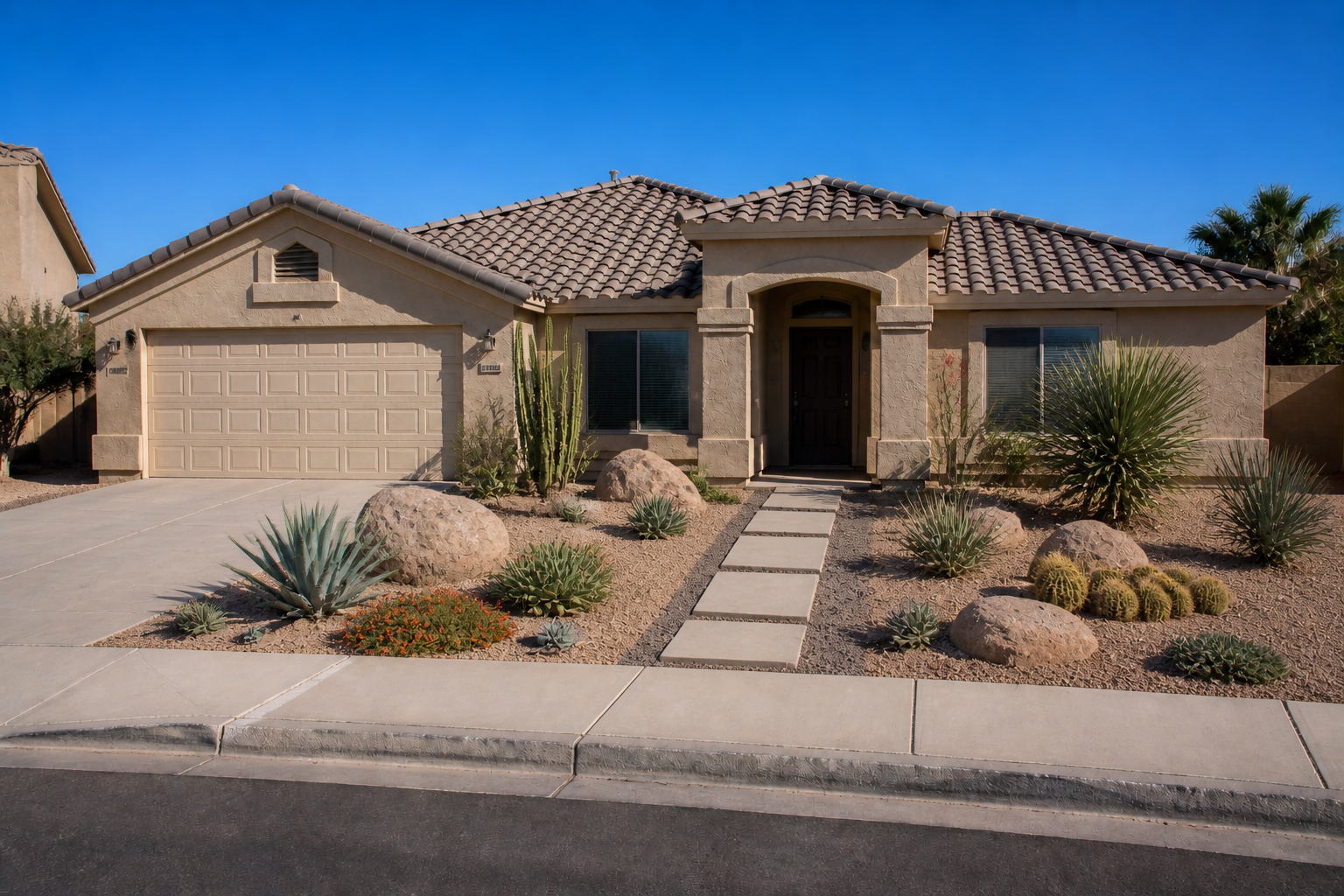 Desert xeriscape redesign (after)