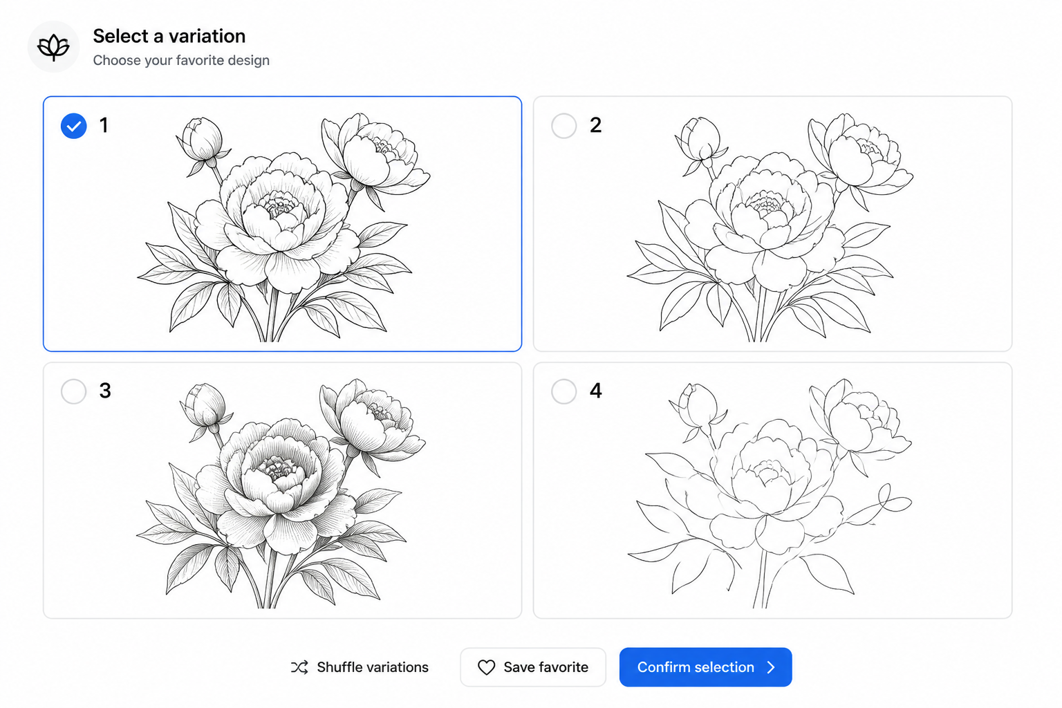 Generate and refine