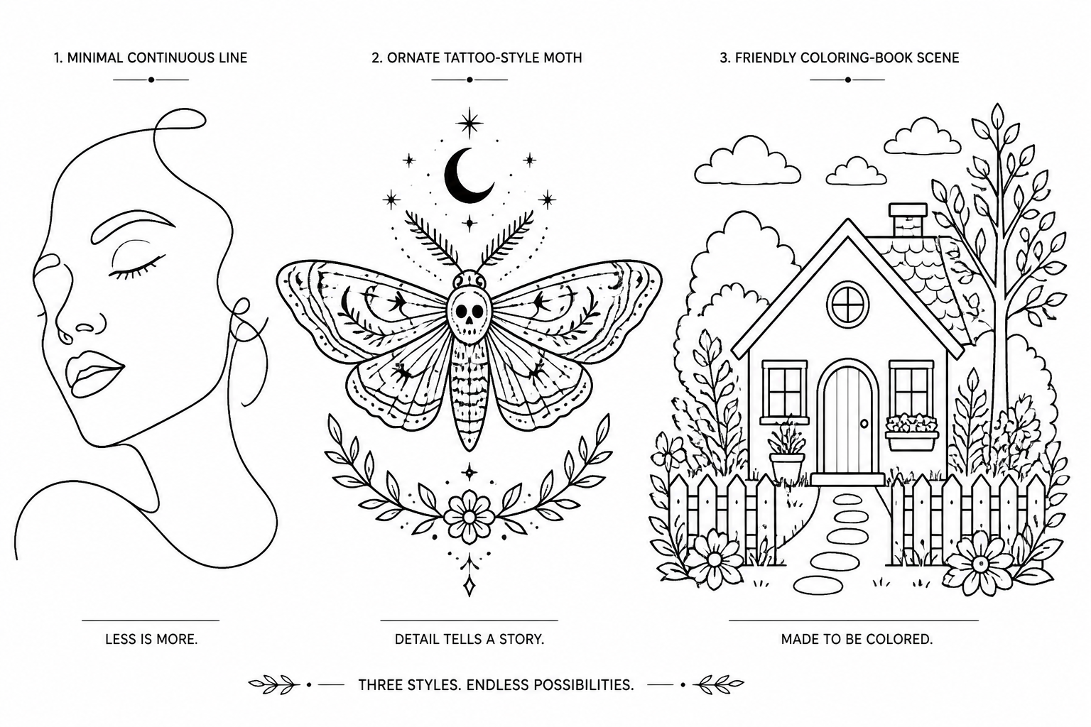 Works across illustration styles